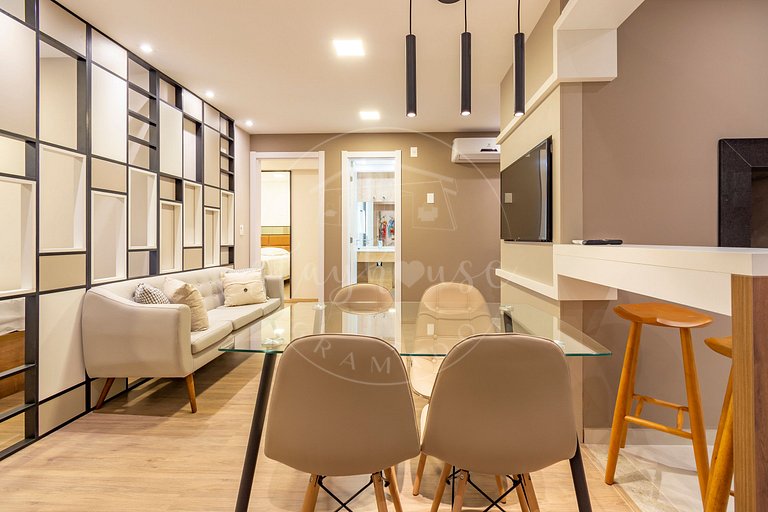 Apartamento Vita Buona a 500 metros da Rua Coberta