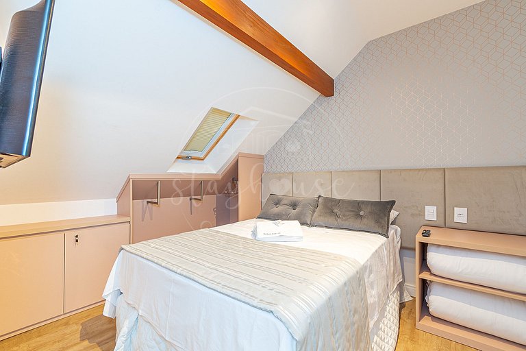 Apartamento Stillo em Gramado em frente ao Casamento dos Son