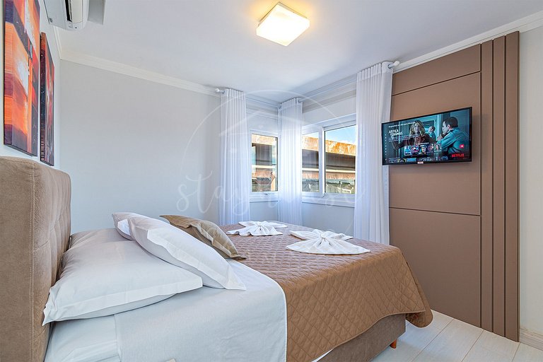 Apartamento Ô lugar bom em Canela a poucos passos da Catedra