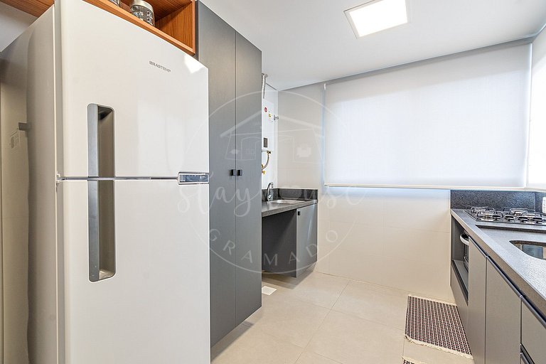 Apartamento VIHARA, NOVO e encantador no centro de Canela