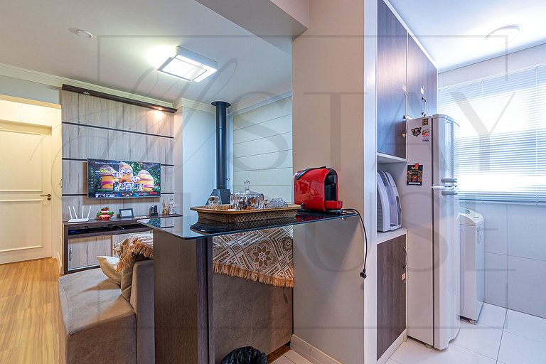 Apartamento Amsterdã a uma quadra da Catedral em Canela
