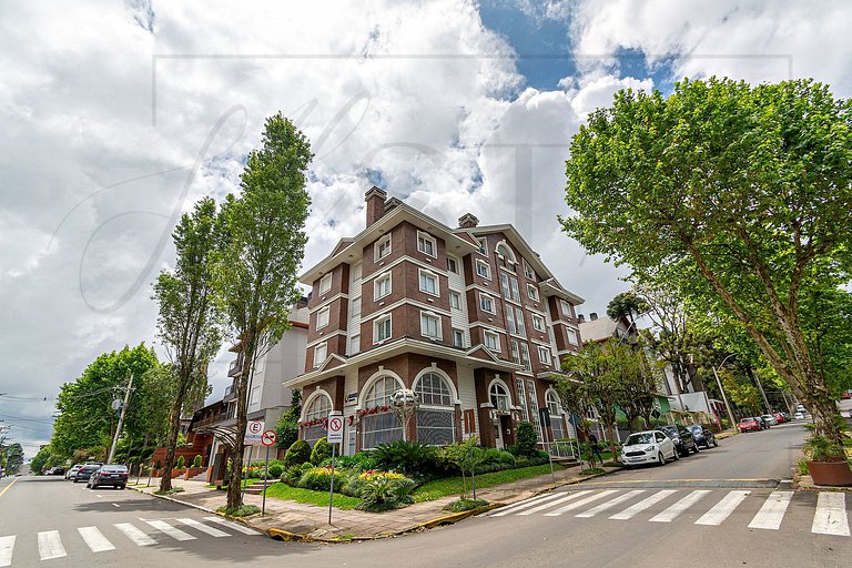Apartamento Amsterdã a uma quadra da Catedral em Canela