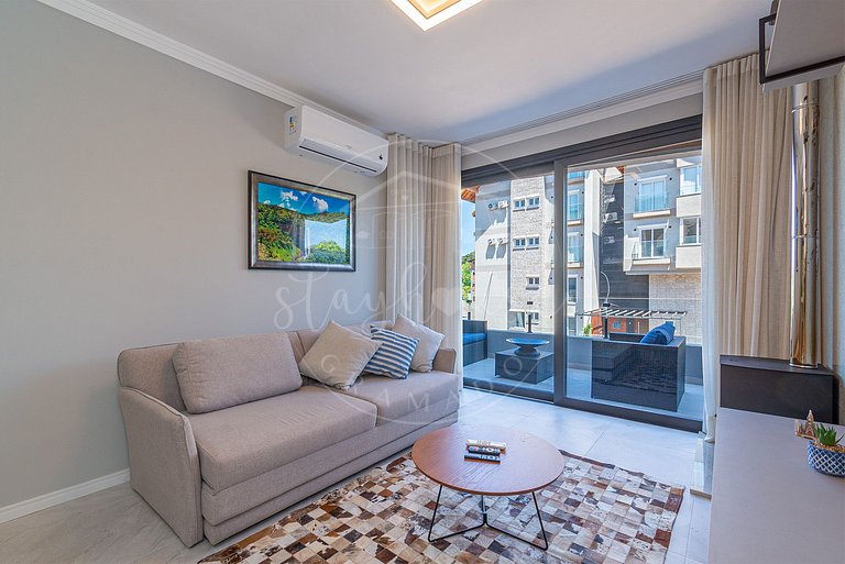 Apartamento Doce Canela com vista para Catedral de Pedra