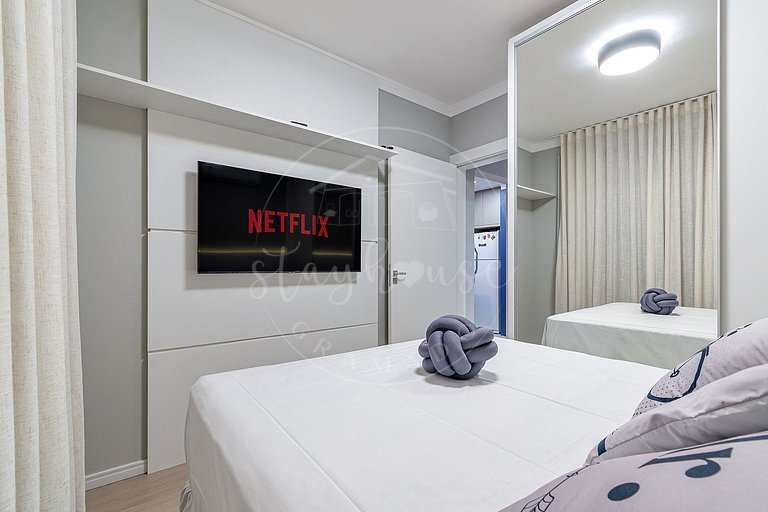 Apartamento Doce Canela com vista para Catedral de Pedra