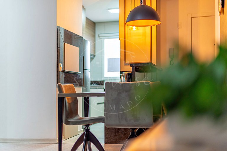 Apartamento Dom Pedro bem localizado no centro de Canela