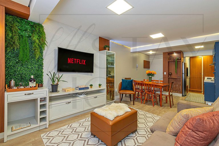 Apto 2 dorm., 5 minutos do centro de Gramado