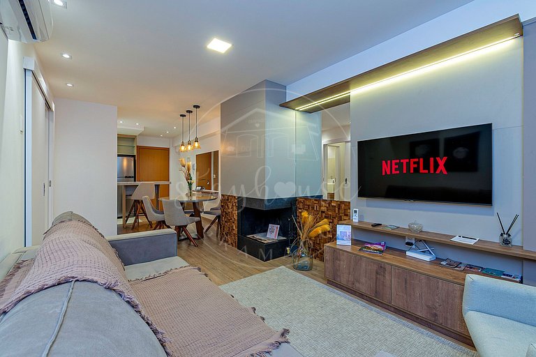 Apartamento Vita Exclusive a 500 metros da Rua Coberta