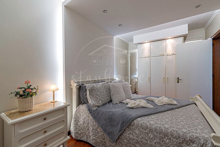 Apartamento amplo e confortável a 200 m do Lago Joaquina