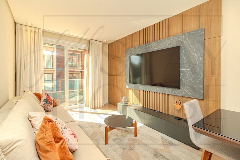 Apto com Piscina Aquecida, academia e sauna