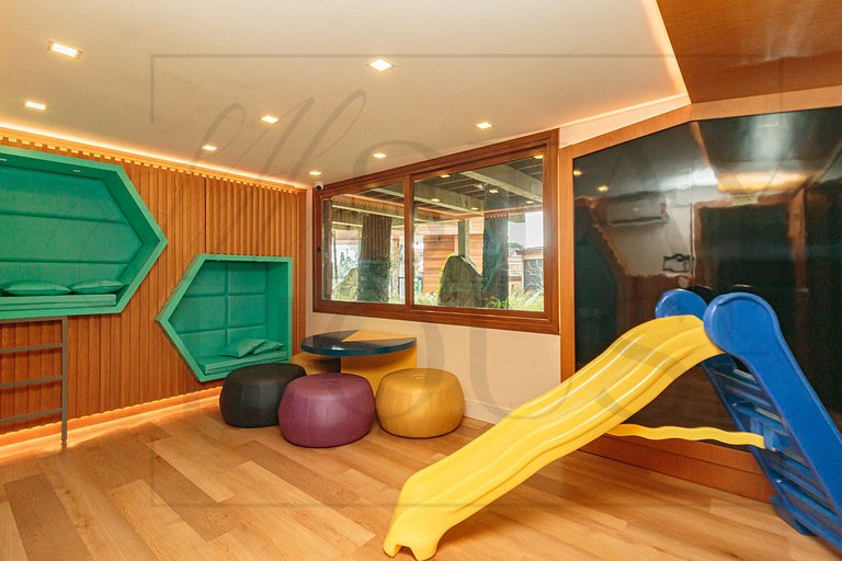 Apto com Piscina Aquecida, academia e sauna