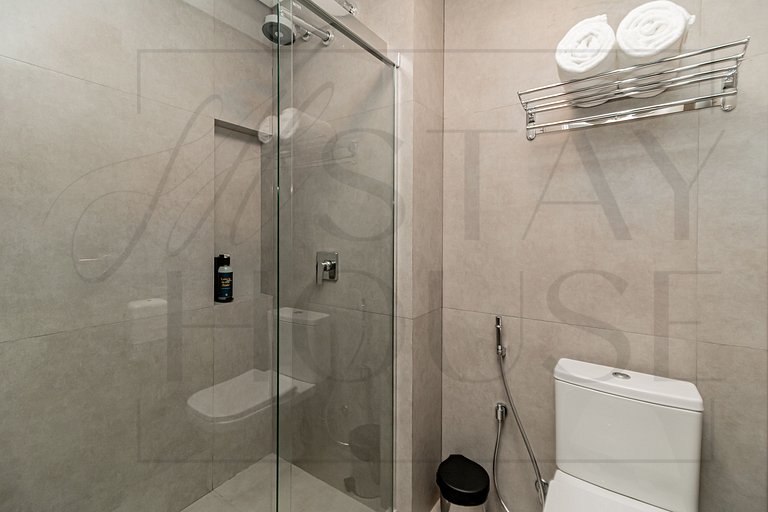 Flat com piscina aquecida em Canela