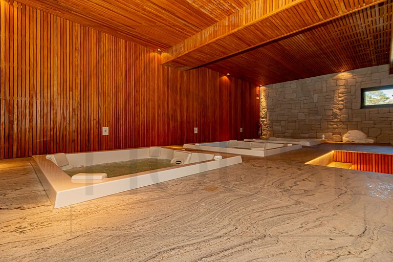 Flat com piscina aquecida em Canela