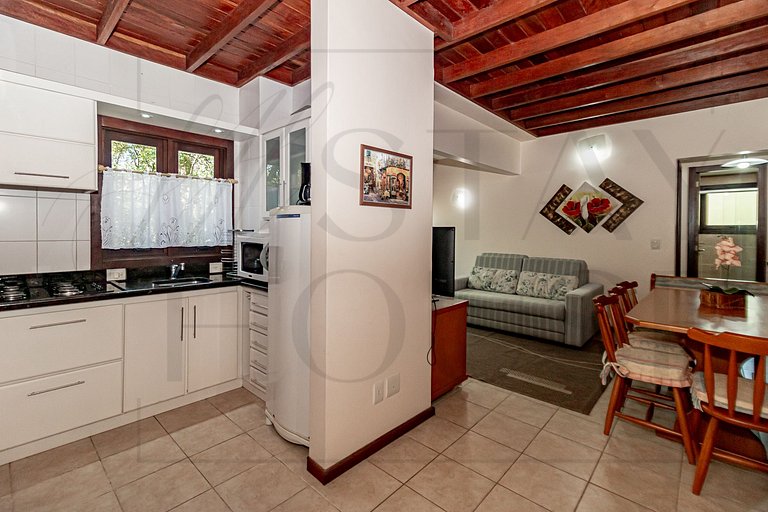 Apto para 10 p em Gramado, bem localizado