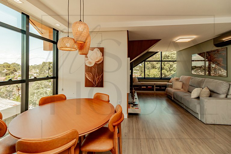 Apartamento com vista deslumbrante para a Catedral de Pedra