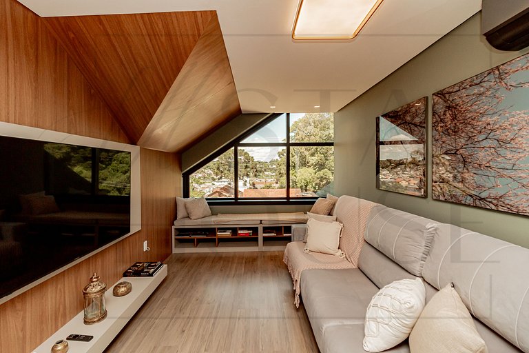 Apartamento com vista deslumbrante para a Catedral de Pedra