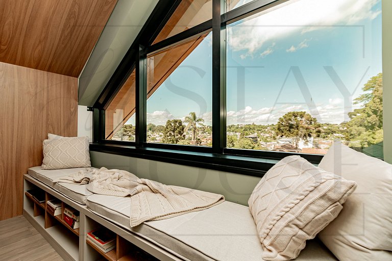 Apartamento com vista deslumbrante para a Catedral de Pedra