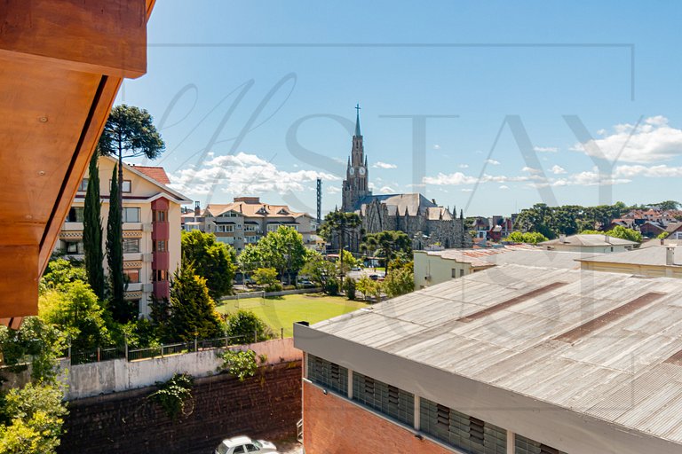 Apartamento com vista deslumbrante para a Catedral de Pedra