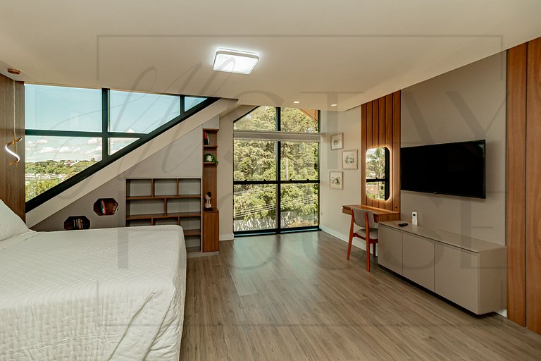 Apartamento com vista deslumbrante para a Catedral de Pedra