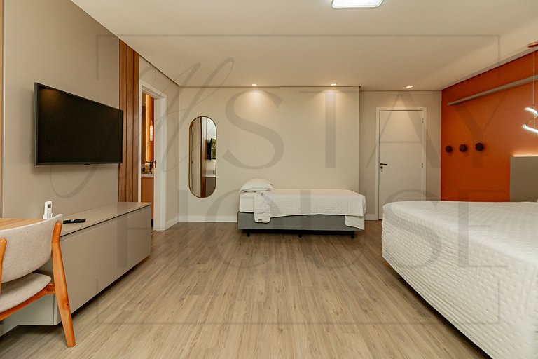 Apartamento com vista deslumbrante para a Catedral de Pedra