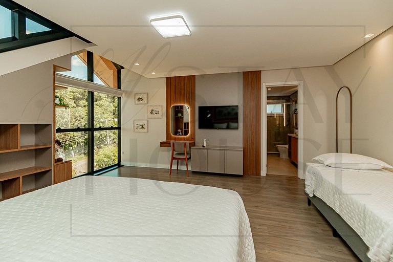 Apartamento com vista deslumbrante para a Catedral de Pedra