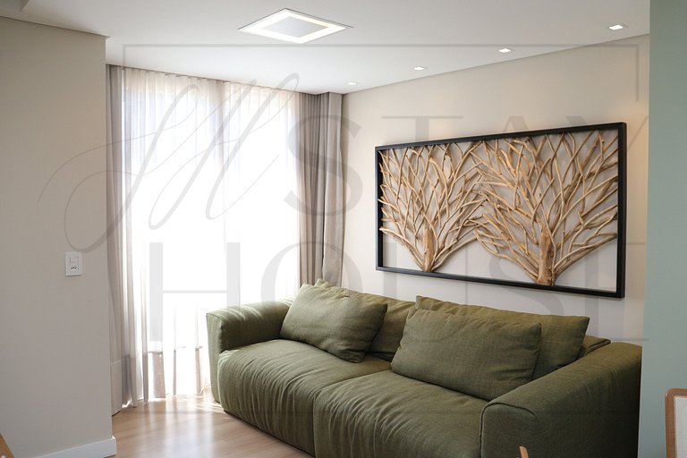 Apto sofisticado no coração de Canela – conforto