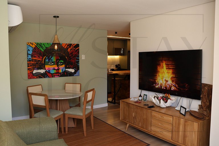 Apto sofisticado no coração de Canela – conforto