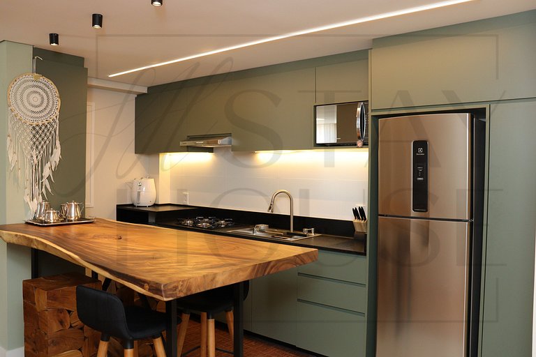 Apto sofisticado no coração de Canela – conforto