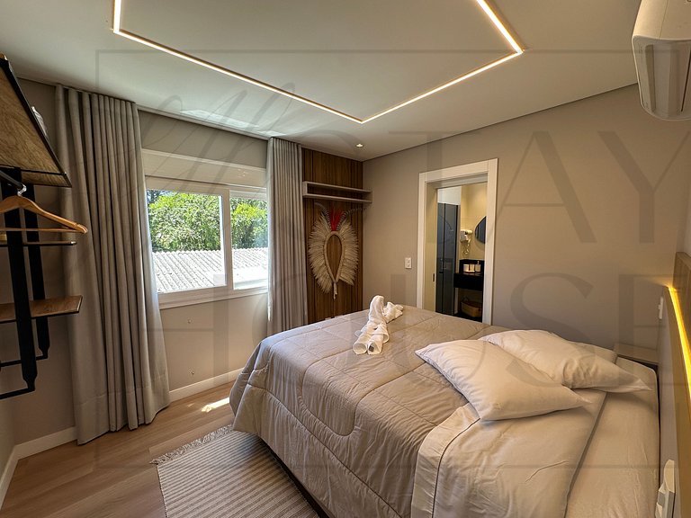 Apto sofisticado no coração de Canela – conforto