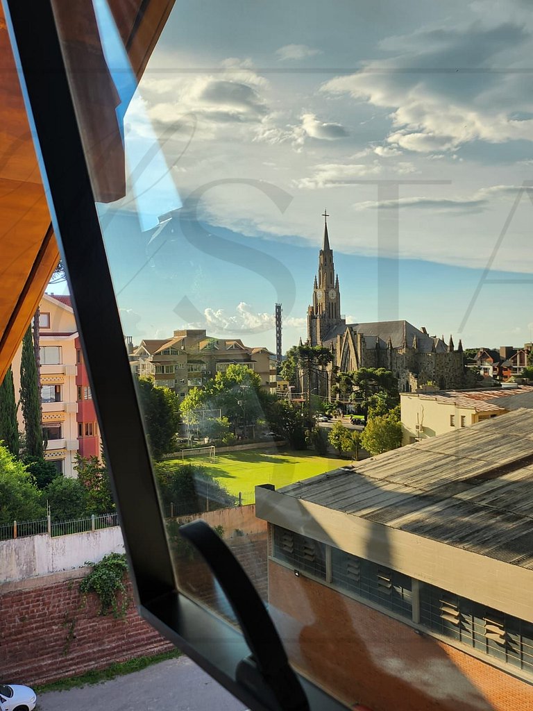 Apartamento com vista deslumbrante para a Catedral de Pedra