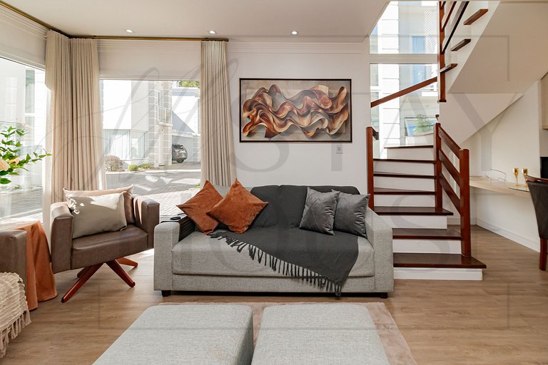 Casa em condomínio até 8 p e 2 vagas