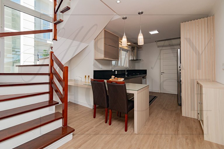 Casa em condomínio até 8 p e 2 vagas
