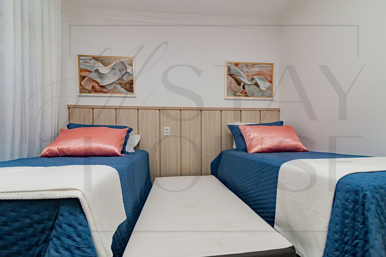 Casa em condomínio até 8 p e 2 vagas