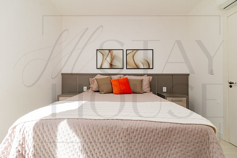 Casa em condomínio até 8 p e 2 vagas